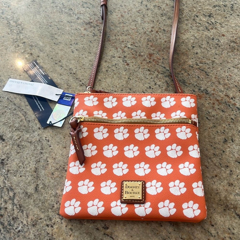 Dooney & Bourke Clemson crossbody NWT
